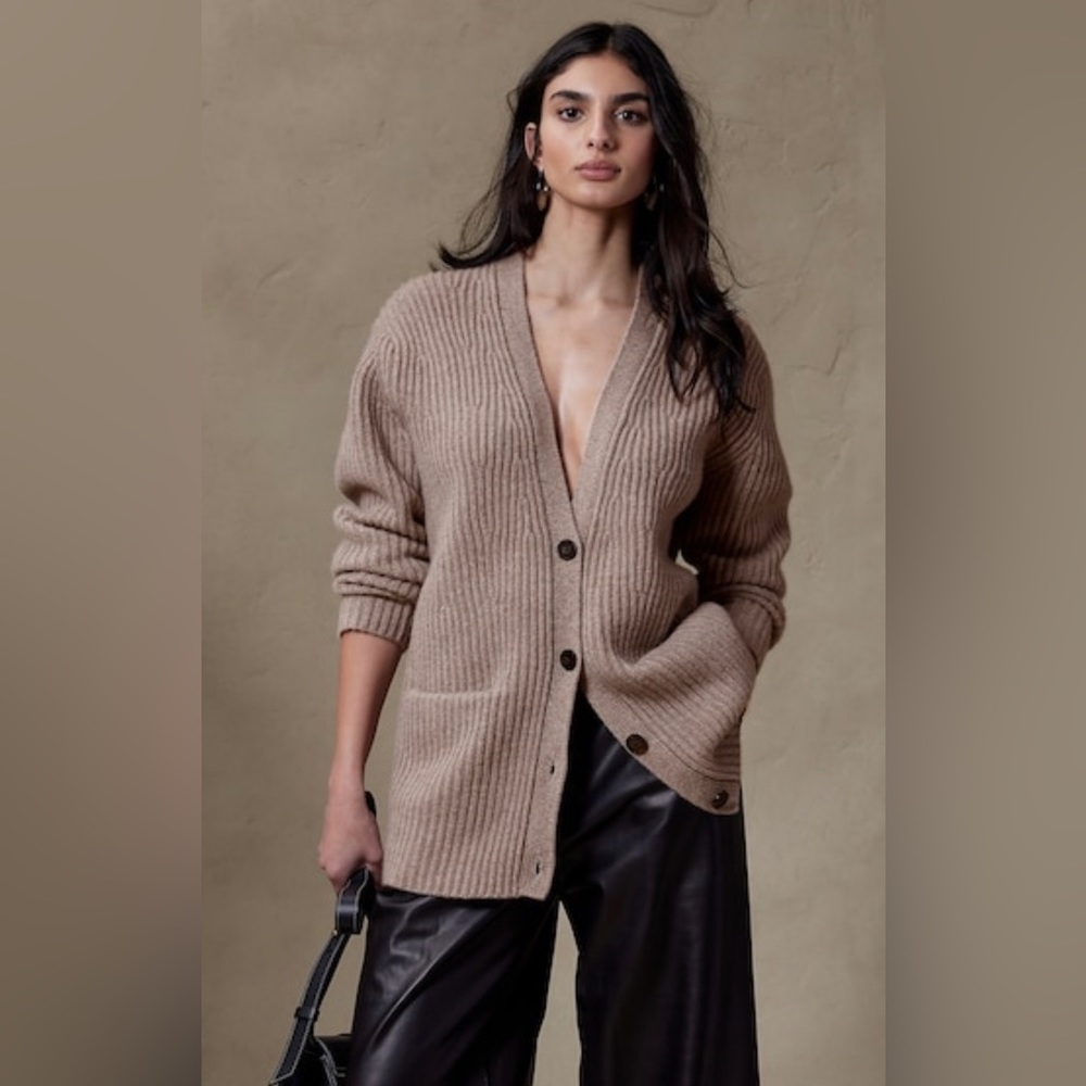 NWT Banana Republic Curio Relaxed Cashmere Cardigan XS